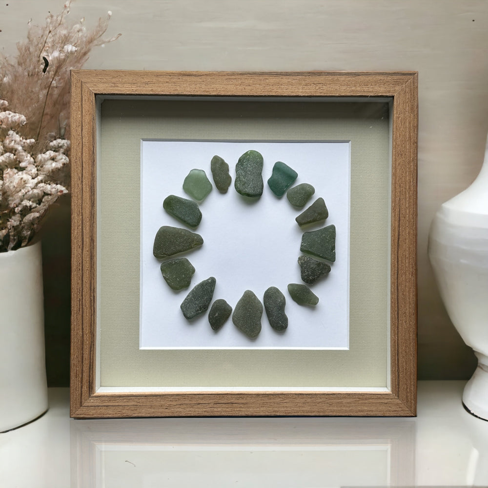 sea glass mosaic art